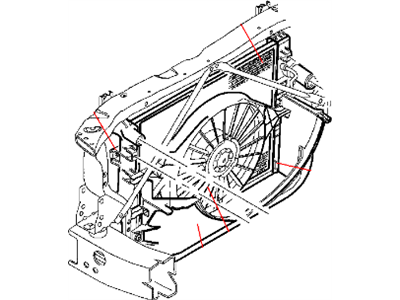 Dodge 55056518AA RADIATOR Engine Cooling