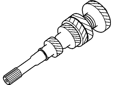 Dodge 68033351AA INPUT SHAFT Transmission