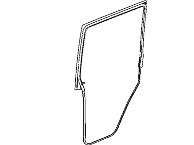 Jeep Wrangler Weather Strip - 55395719AL