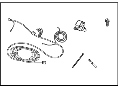 Dodge 82210857AB WIRING KIT Trailer Tow - 7 Way