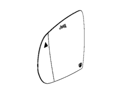 2020 Jeep Compass Car Mirror - 68368584AA