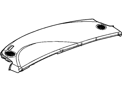 Dodge 5291542AA CLIP Instrument Panel