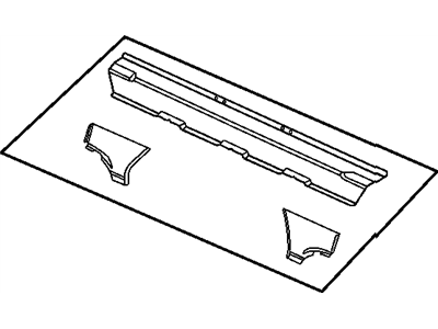 Chrysler 5065414AC REINFORCEMENT Shelf Panel