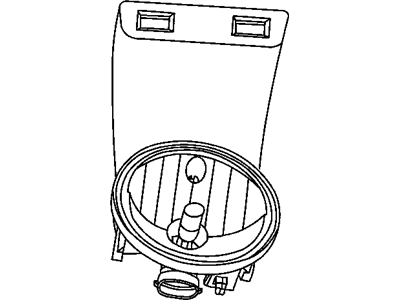 Dodge 55076940AB LAMP Fog