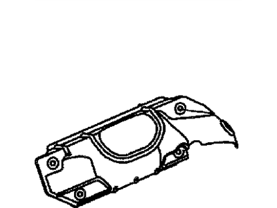 2004 Jeep Liberty Exhaust Heat Shield - 53031093AB