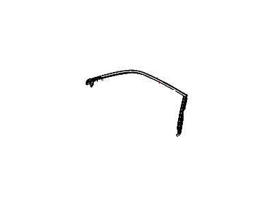 Dodge 4575890AD RUN Front Door Glass