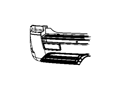 Jeep 68036603AA TAPE KIT Rear Fascia