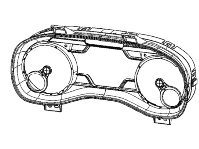 Ram Instrument Cluster - 68415495AA