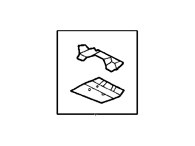 Mopar 55255881 Heat Shield Support