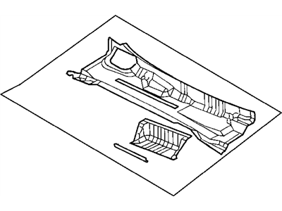 Dodge 55255708AB PANEL Cowl Plenum Lower