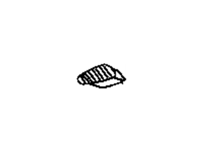 Dodge UJ491DVAA GRILLE Demister I/Panel Upper
