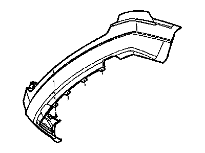 2008 Chrysler Pacifica Bumper - 5142728AA
