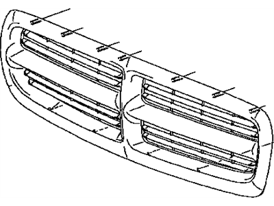 Dodge 5EH12BR8 GRILLE Radiator