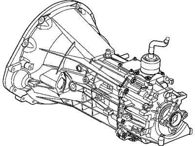 Dodge 52104712AB TRANSMISSION 6 speed