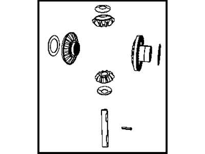 Jeep 5072492AB GEAR KIT Center Differential