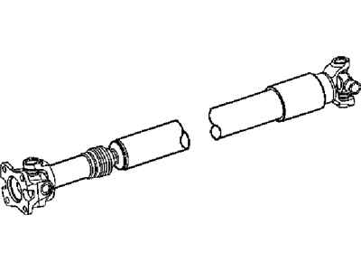 Jeep 52853410AD SHAFT Drive Rear 1-Piece