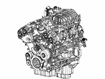 Dodge 68233205AG ENGINE Complete