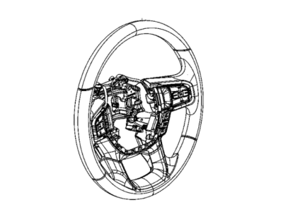 Ram 3500 Steering Wheel - 6WR752X7AA