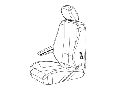 Dodge 7CZ09PMHAA COVER Front Seat Cushion
