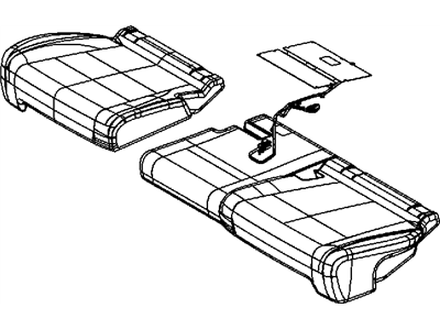 Dodge 1UQ06BD3AA COVER Seat Cushion