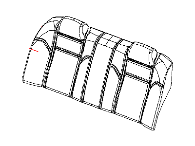 Dodge 1HL341DVAA COVER Rear Seat Back