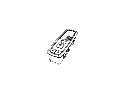 Dodge 68139805AA SWITCH AND BEZEL Front Door
