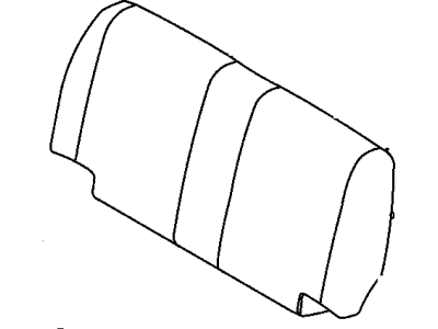 Jeep 1DH131J3AA COVER Rear Seat Back