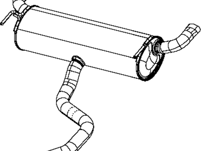 Jeep Muffler - 68238699AA