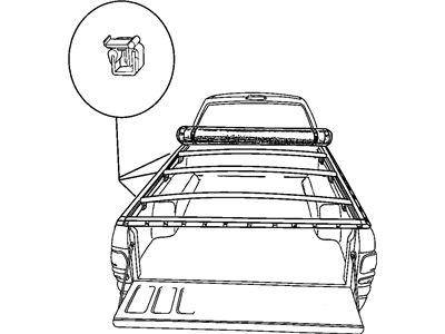 Dodge 5161951AA RAIL Tonneau Cover
