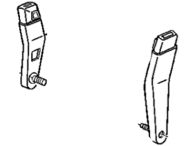 Mopar 5CR95RAZ Belt, Buckle Half, Inboard, Except Europe, Inner