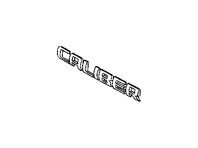 Dodge 5116022AA NAMEPLATE CALIBER