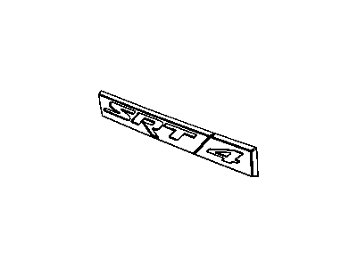 Dodge 5030458AA NAMEPLATE SRT-4