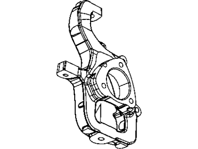 Ram Steering Knuckle - 68044704AB