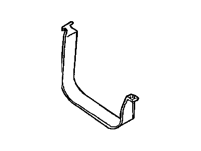 Dodge 52102182AB STRAP Fuel Tank