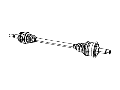 Dodge 52123524AA SHAFT Axle Half