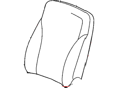 Chrysler 1CW961DVAA COVER Front Seat Back