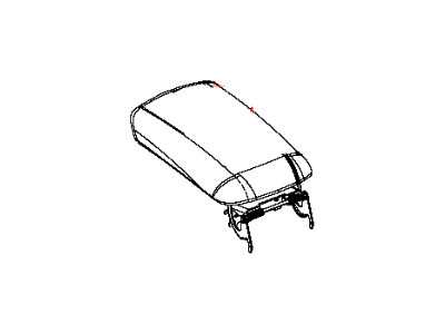 2016 Chrysler 200 Armrest - 1YV261L2AD
