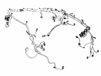 Ram 68071907AA WIRING Dash