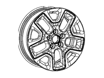 2018 Jeep Compass Spare Wheel - 6SM311XFAA