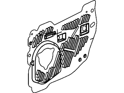 Mopar 5054112AE Water Shield Front Door