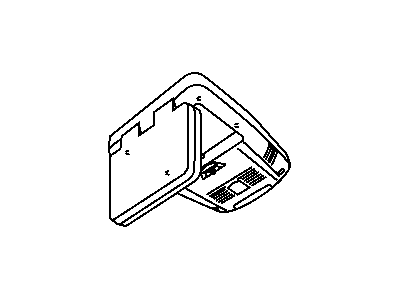 Dodge 5166869AA MEDIA SYSTEM Monitor with DVD