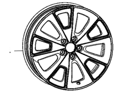 Jeep Cherokee Spare Wheel - 5SN87DD5AB