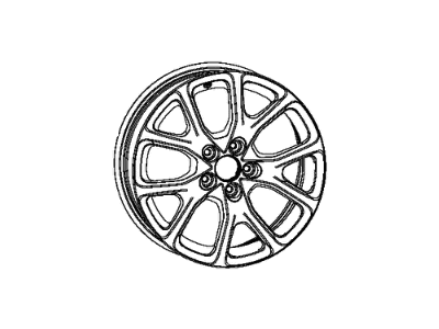Jeep Cherokee Spare Wheel - 1UT90DD5AA