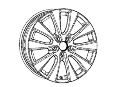 Jeep Cherokee Spare Wheel - 5ZV01AAAAB