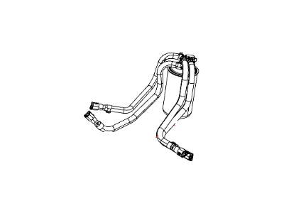 Dodge 68000473AA HOSE Fuel Filter