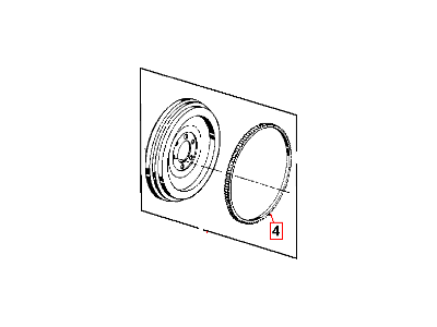 Jeep 53010630AB FLYWHEEL