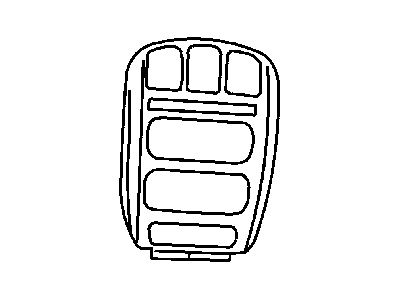 Dodge 5066125AA BEZEL Instrument Panel Center