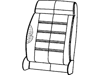 Jeep 1FY711D5AA COVER Front Seat Back