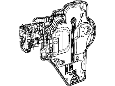 Jeep 68014963AA PRESENTER Latch Rear Door
