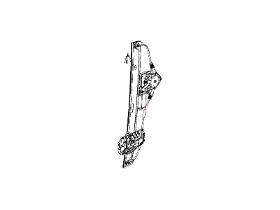 Jeep Wrangler Window Regulator - 68018028AA